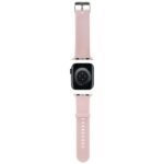Karl Lagerfeld Strap KLAWLSLKCNP Apple Watch 42/44/45/49mm pink strap 3D Rubber Karl&Choupette - imagine 2
