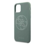 Guess GUHCN61LS4GKA iPhone 11 6,1" / Xr khaki hard case Silicone 4G Tone On Tone - imagine 3