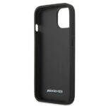AMG AMHCP13SDOLBK iPhone 13 mini 5,4" black hardcase Leather Hot Stamped - imagine 7