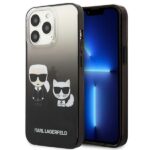 Karl Lagerfeld KLHCP13XTGKCK iPhone 13 Pro Max 6,7" hardcase black Gradient Ikonik Karl & Chou