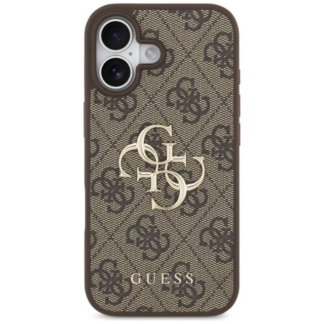 Case Guess 4G Big Logo for iPhone 17 brown - imagine 3