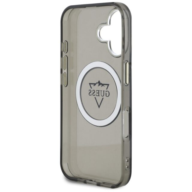 Case Guess IML Metal Mountain Logo MagSafe for iPhone 16 black - imagine 7