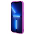 Guess GUHCP14XPMSDGSF iPhone 14 Pro Max 6.7" fuschia hardcase Disco Metal Script - imagine 5