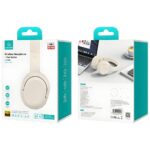 USAMS Bluetooth 5.3 On-Ear HeadphonesYun Series Beige TDLYEJYX02 (USAMS-YG23) - imagine 10