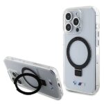 Case BMW BMHMP15LURST iPhone 15 Pro 6.1" clear hardcase Ring Stand M Collection MagSafe