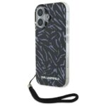 Karl Lagerfeld KLHCP16MHZBPKCCU iPhone 16 Plus 6.7" purple Zebra With Cord