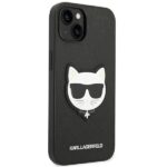Karl Lagerfeld KLHCP14SSAPCHK iPhone 14/ 15 / 13 6,1" hardcase black Saffiano Choupette Head - imagine 4