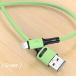 USAMS U52 Lightning 2A Fast Charge Cable 1m green SJ434USB02 (US-SJ434) - imagine 2
