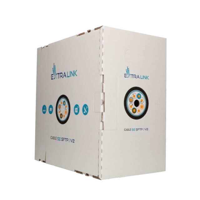 Extralink CAT5E SFTP (SF/UTP) V2 Outdoor | Twisted pair | 305M - imagine 3