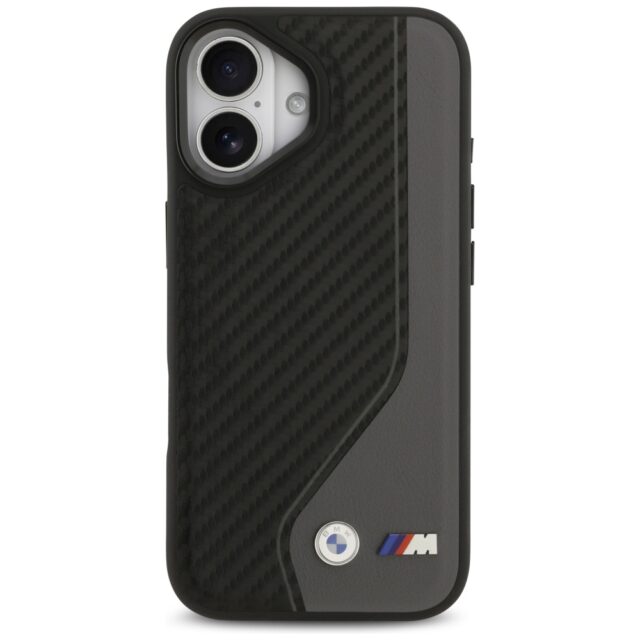 Case BMW M Carbon Logo MagSafe for iPhone 17 anthracite - imagine 3
