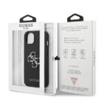 Guess GUHCP13SSA4GSBK iPhone 13 mini 5,4"black hardcase Saffiano 4G Metal Logo - imagine 8