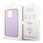 Guess GUHCP14XPSASBPU iPhone 14 Pro Max 6,7" purple Saffiano Strap - imagine 8