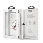 Karl Lagerfeld KLHCI65CFHE iPhone Xs Max hardcase transparent Choupette Fun - imagine 5