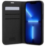 Karl Lagerfeld KLBKP14LSAKLHPK iPhone 14 Pro 6.1" bookcase black Saffiano Monogram - imagine 4