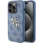 Guess GUHCP15L4GMGBL iPhone 15 Pro 6.1" blue hardcase 4G Big Metal Logo