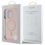 Guess GUHMP16XHFGEREP iPhone 16 Pro Max 6.9" pink hardcase IML Glitter Circle MagSafe - imagine 8