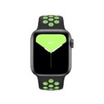 Pasek Apple Watch MXQW2FE/A 38/40/41mm Nike Sport Brand czarno-limonkowy/black-lime blast - imagine 2
