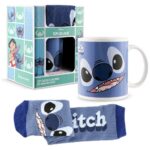 Gift set Coriex Stitch mug with socks set3 blue 10741