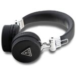 Guess Over-Ear Bluetooth Headphones ENC GUBH70PGTSPSK black Grained Classic Round Shape - imagine 2