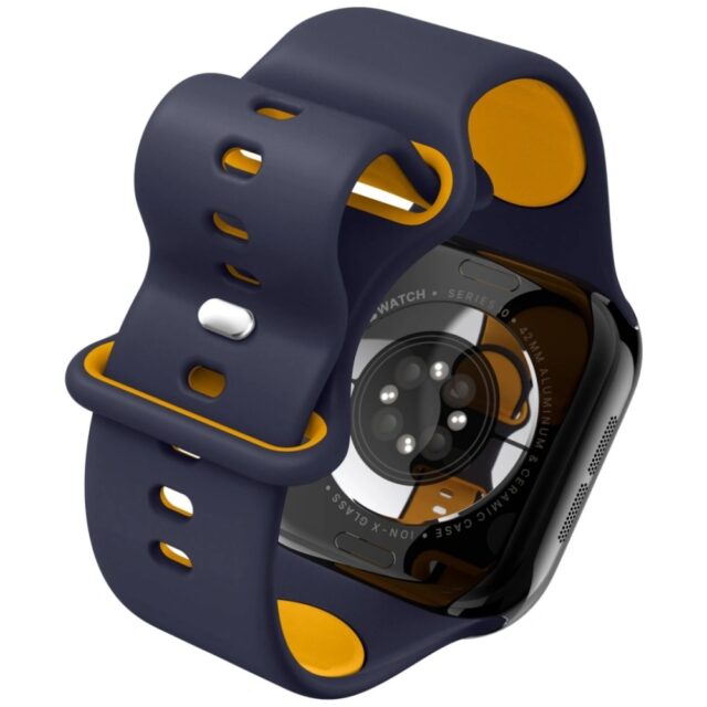 Band Spigen Nano Pop for Apple Watch  6/7/8/9/10/11/SE/SE 3 (40/41/42 mm) navy blue - imagine 7