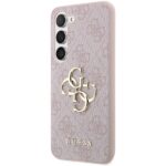 Guess GUHCS23S4GMGPI S23 S911 pink hardcase 4G Big Metal Logo - imagine 2
