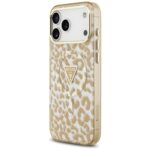 Guess Leopard Glitter MagSafe Case for iPhone 17 Pro Brown - imagine 2
