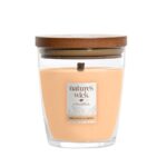 WoodWick Nature's Wick Bergamot & Neroli Medium | Scented candle | 1 wooden wick, 284g