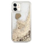 Guess GUOHCN61GLHFLGO iPhone 11 6,1"/ Xr gold hardcase Glitter Charms - imagine 5