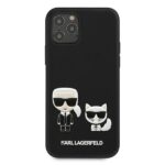 Karl Lagerfeld KLHCP12MPCUSKCBK iPhone 12/12 Pro 6,1" black hardcase Ikonik Karl & Choupette - imagine 3