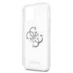 Guess GUHCP12LKS4GSI iPhone 12 Pro Max 6,7" Transparent hardcase 4G Silver Charms Collection - imagine 6