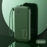 USAMS power bank PB56 10000mAh 2xUSB/USB-C/MicroUSB Fast Charge dark green 10KCD15003 (US-CD150) - imagine 7