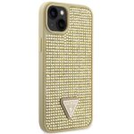 Guess GUHCP14SHDGTPD iPhone 14 / 15 / 13 6.1" gold hardcase Rhinestone Triangle - imagine 4