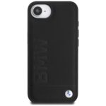 Case BMW Leather Hot Stamp do iPhone 16e black - imagine 3