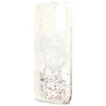 Karl Lagerfeld Liquid Glitter Choupette Logo MagSafe Case for iPhone 17 Clear - imagine 7