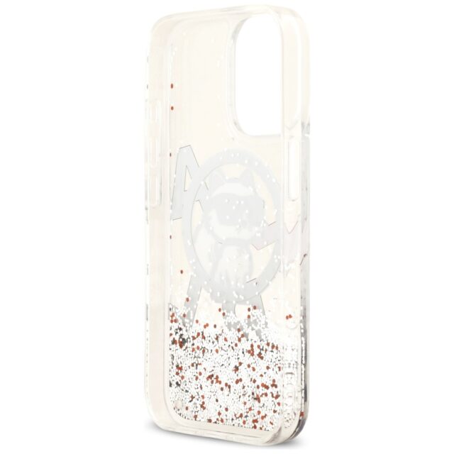 Karl Lagerfeld Liquid Glitter Choupette Logo MagSafe Case for iPhone 17 Clear - imagine 7
