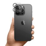 3MK Lens Pro Full Cover iPhone 11 Pro/11Pro Max Tempered glass for camera lens with mounting frame - imagine 10