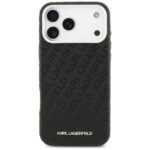 Karl Lagerfeld FW Stamped Karl MagSafe Case for iPhone 17 Pro Max Black - imagine 3