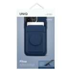 UNIQ Flixa magnetic card wallet with stand navy blue - imagine 2
