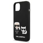 Karl Lagerfeld KLHCP13MSSKCK iPhone 13 / 14 / 156,1" hardcase black Silicone Karl & Choupette - imagine 6