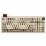 Mechanical keyboard Epomaker RT100 ANSI Wisteria Linear Switch white