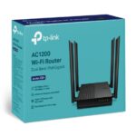 TP-Link Archer C64 | WiFi Router | AC1200 Wave2, MU-MIMO, Dual Band, 5x RJ45 100Mb/s - imagine 3