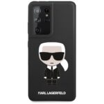 Karl Lagerfeld KLHCS21LSLFKBK S21 UltraG998 hardcase black Silicone Iconic - imagine 3