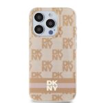 DKNY DKHMP15XHCPTSP iPhone 15 Pro Max 6.7 inch pink hardcase IML Checkered Mono Pattern & Printed St - imagine 3