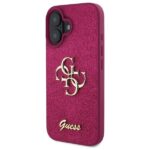 Guess GUHCP16SHG4SGU iPhone 16 6.1" purple hardcase Fixed Glitter Big 4G - imagine 2