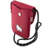 Hello Kitty HKOWBSKCDK Pink Leather Handbag with Daydreaming Cord - imagine 5