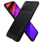 Spigen Rugged Armor Samsung G991 S21 black matte ACS02421 - imagine 7