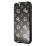 Guess GUHCI8TGGPBK iPhone 7/8/SE 2020/ SE 2022 black hard case Peony G Double Layer Glitter - imagine 2