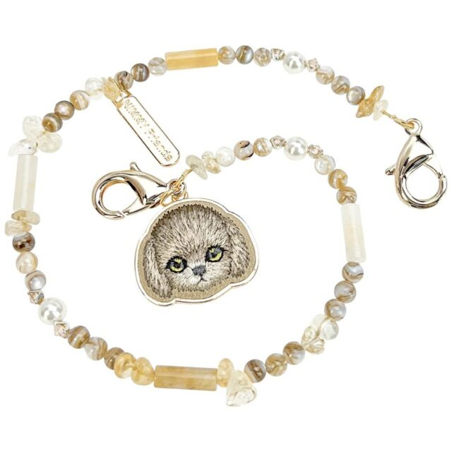 Bag charm handstrap Nimmy     Magnetic fashion brown - imagine 3