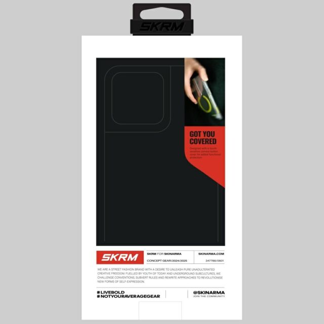 Case Skinarma Helix for iPhone 16 Pro Max Magnetic Charging 360 Rotating Stand titanium - imagine 10