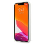 Karl Lagerfeld KLHCP13MSLKLWH iPhone 13 / 14 / 15 6,1" Silicone Stack Logo white - imagine 5